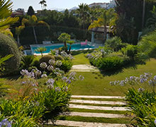 Paisajismo jardín Marbella